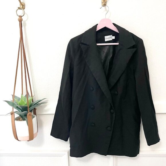 REVOLVE SNDYS Hills Black Blazer Size US 4 - Picture 1 of 6